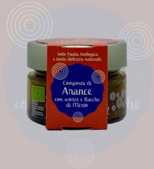 Composta Bio di arance scorze e bacche di mirto Azienda agricola Sa Mariola