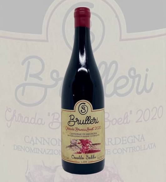 Brulleri Ghirada Bruncu Boeli cannonau 14,5% DOC Cantina Osvaldo Soddu