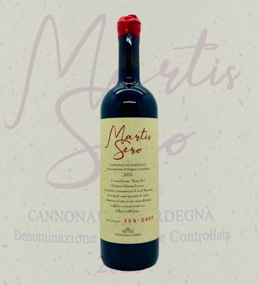 Martis Sero autentico cannonau rosso 2021 Vignaioli Cadinu