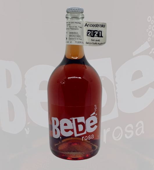 Bebé Rosa Nieddera valle del Tirso I.G.T. rosato frizzante vinificazione ancestrale 12,5% Famiglia Orro