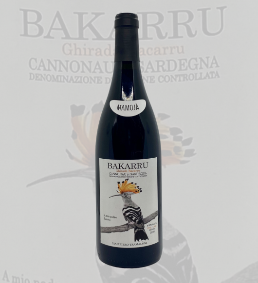 Bakarru cannonau di Sardegna D.O.C. 15% cantina Gian Piero Tramaloni