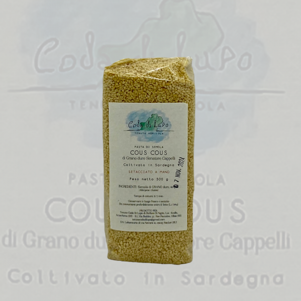 Cous Cous setacciato a mano 500gr Coda di Lupo