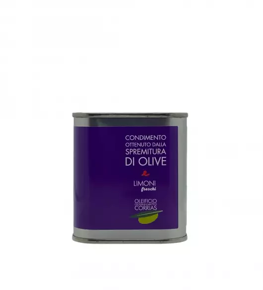 Olio con spremitura di limoni Oleificio Corrias