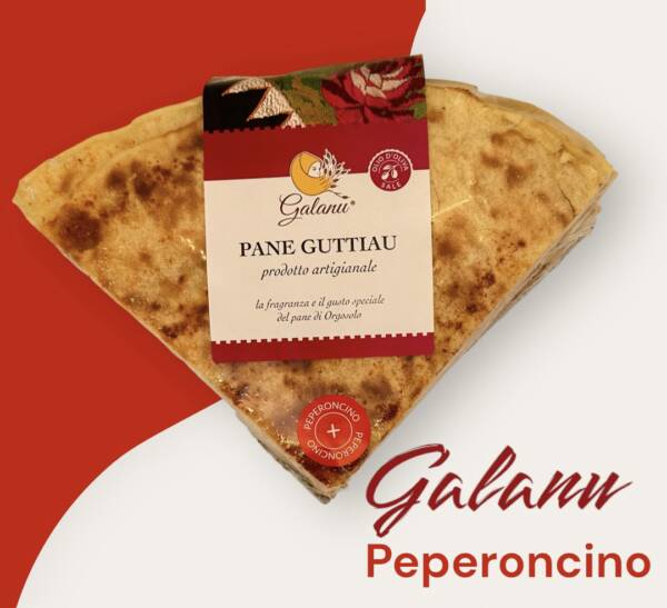 Pane guttiau al peperoncino 200gr Galanu