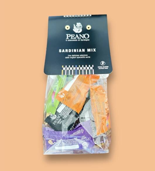 Sardinia Mix, 200gr. Peano cioccolato di Sardegna.