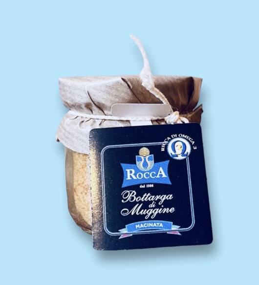 Bottarga grattugiata in vetro da 40gr Rocca dal 1986