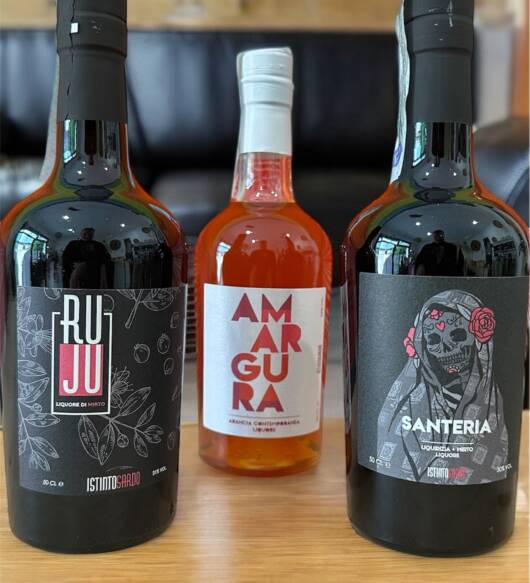 Liquori artigianali Istinto Sardo.