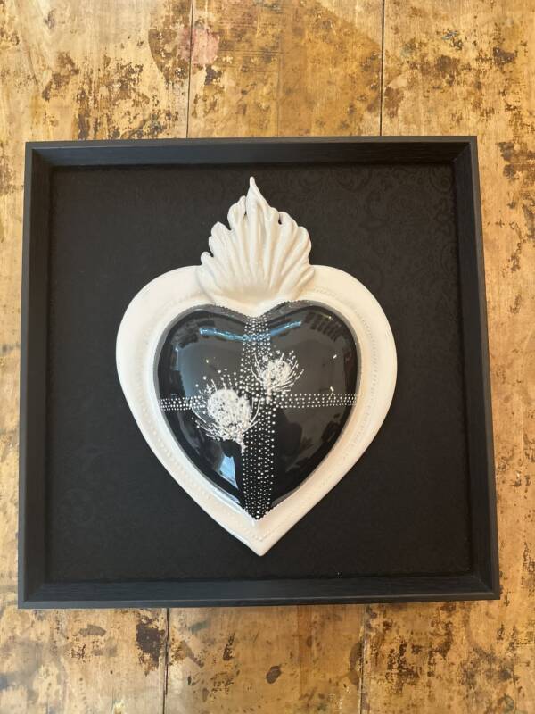 Quadretti con cuore sacro.