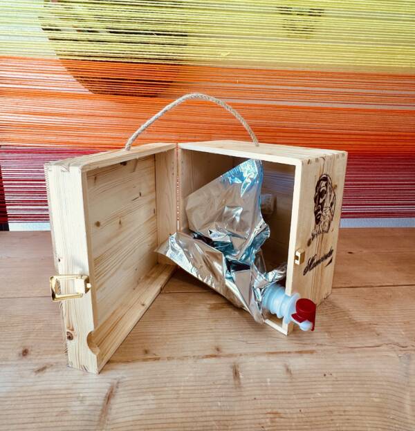 Bag in box in legno. - immagine 3