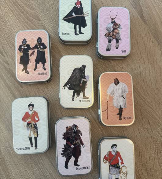 Puzzle maschere del carnevale sardo